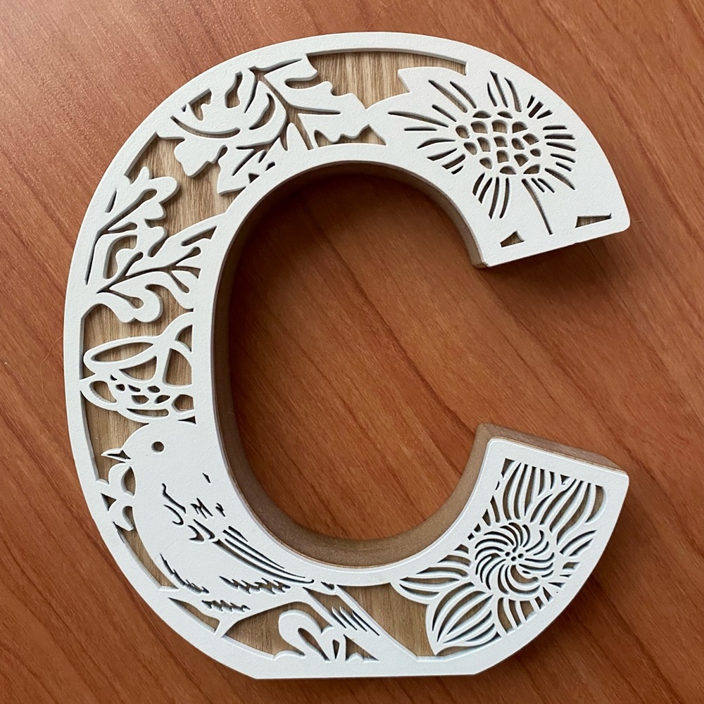 Letter “C” Decor